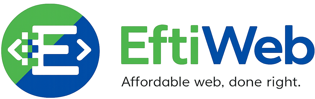 EftiWeb — Affordable web, done right.
